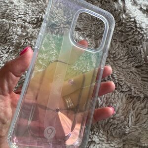 Loopy Case Iridescent Clear Phone Case iPhone 15 pro max righty